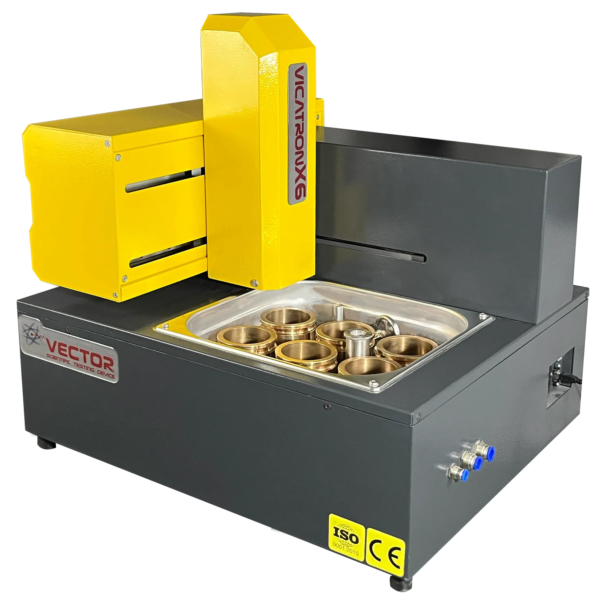 Vector VTR-1022 automatic Vicat X6 — six-station setting-time tester