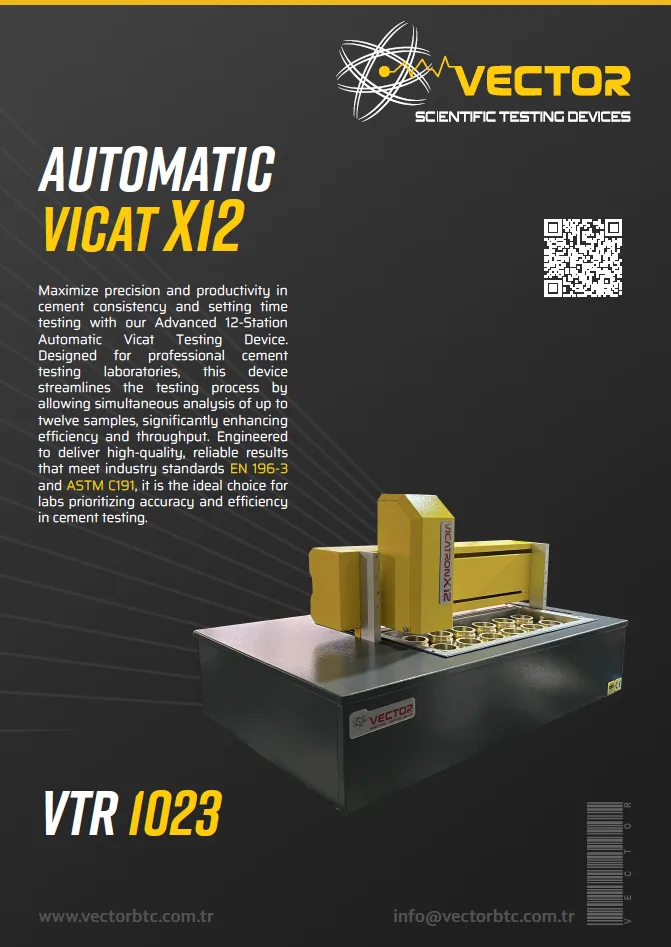 Vector VTR-1023 automatic Vicat X12 brochure