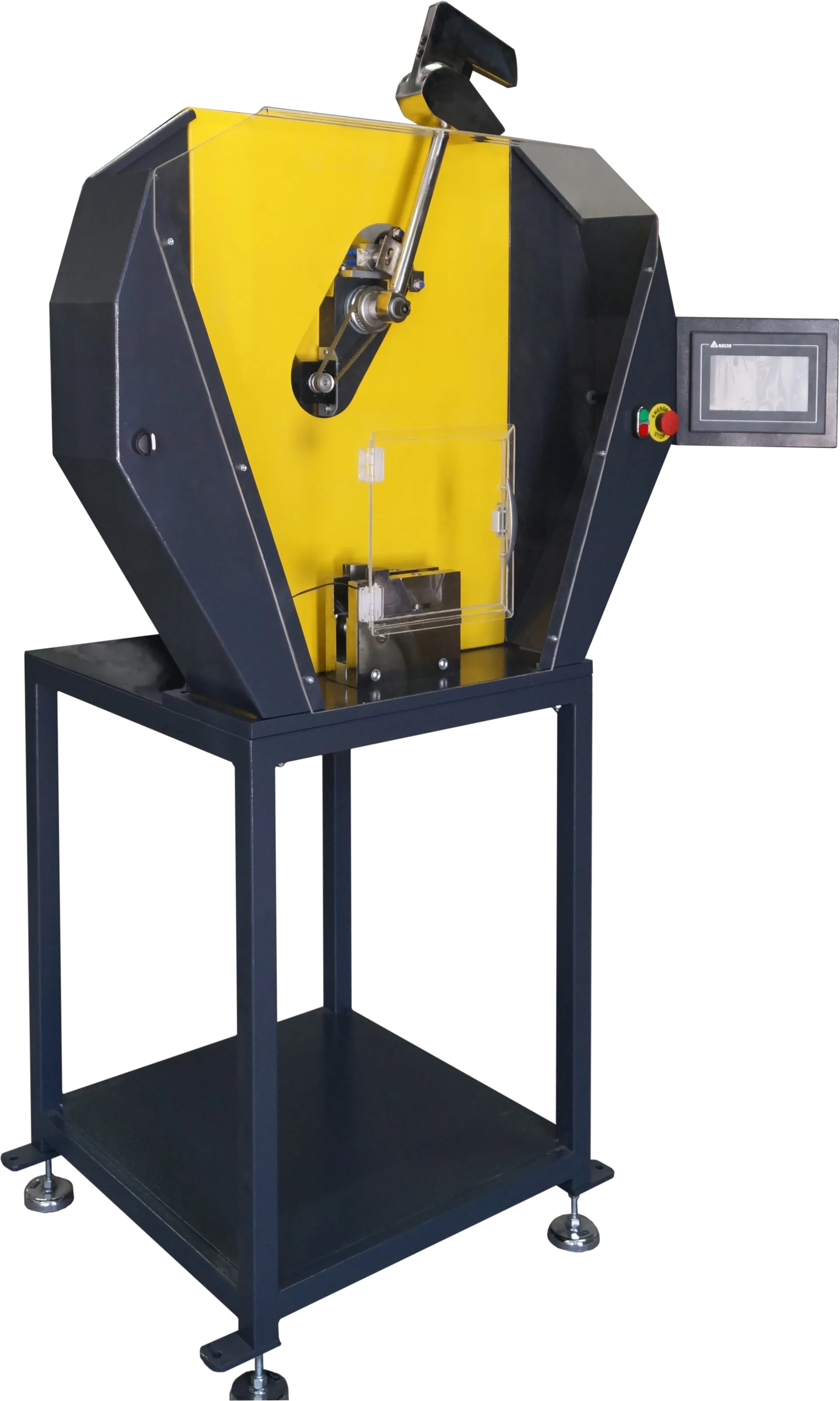 Notched impact tester detail view