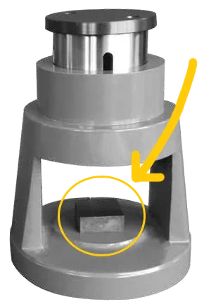 Vector VTR-1026S cement test press — detail view
