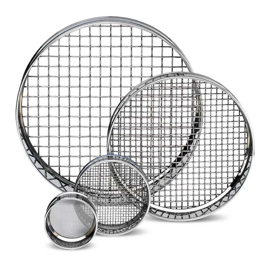 Vector woven wire mesh test sieves — laboratory sieve set
