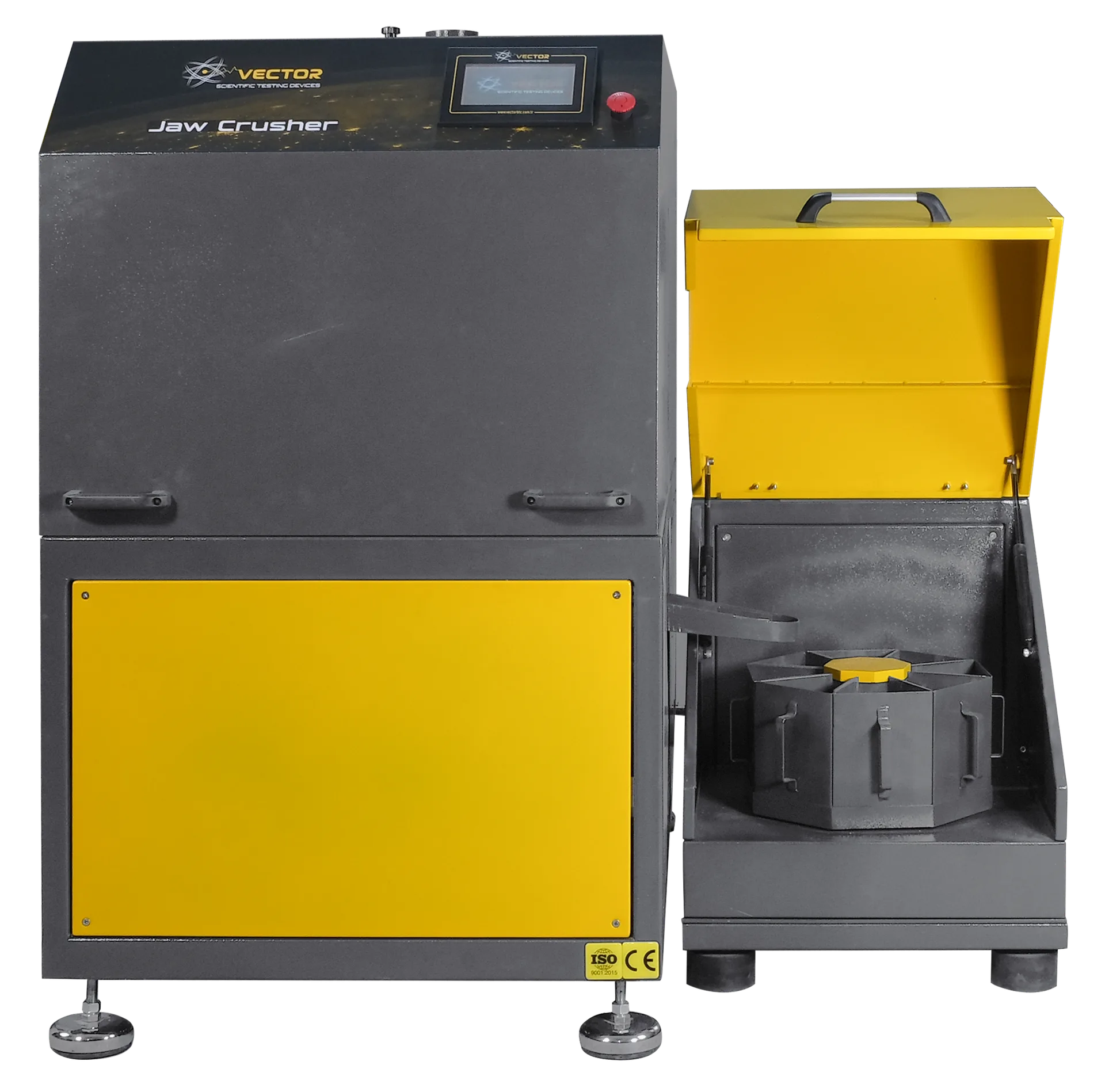 Vector Thor jaw crusher — crushing chamber context